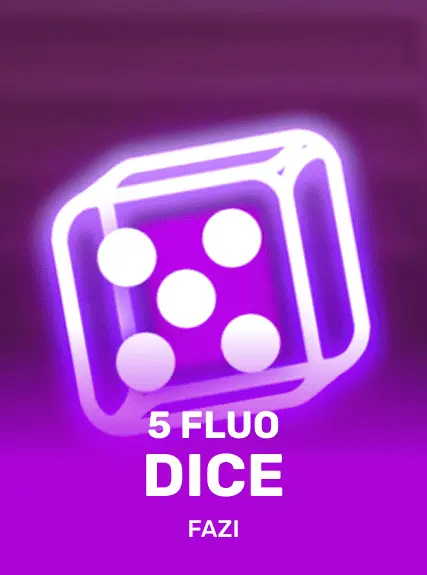 5 Fluo Dice game tile